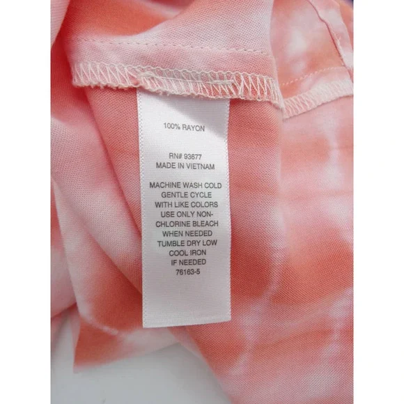 A.N.A. Women's Round Neck Sleeveless Tank Top Shirt Tie Dye NWT Size L - Picture 10 of 10